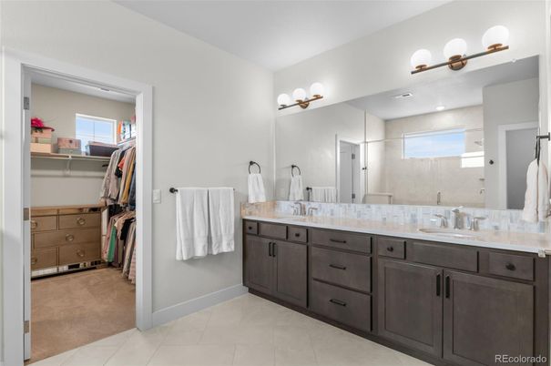 Bathroom, Dual Sink Vanities, Interior, Walk-in Closets