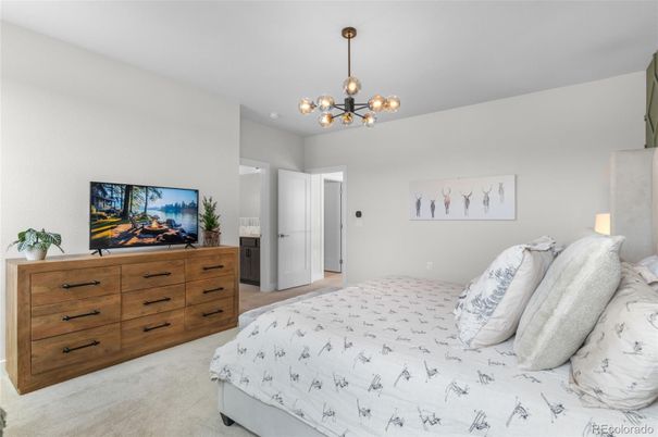 Bedroom, Interior, Pendant Lights