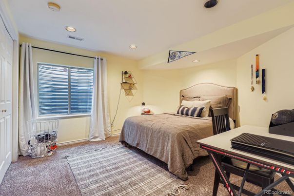 Bedroom, Interior, Recessed Lighting