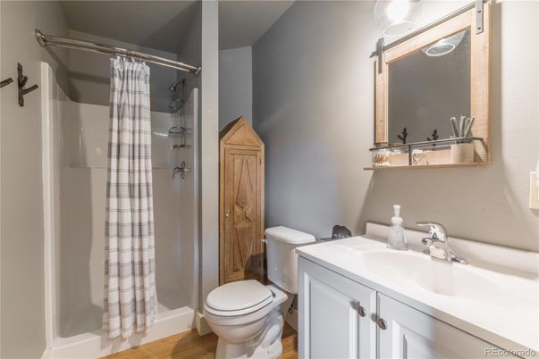 Bathroom, Interior, Wood Texture Flooring
