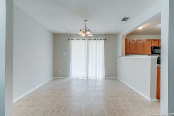 Chandelier, Empty room, Interior, Kitchen