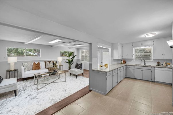 Interior, Kitchen, Living room
