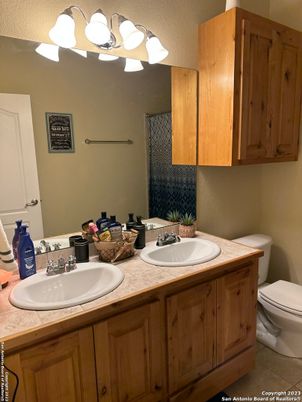 Bathroom, Dual Sink Vanities, Interior, Tile Countertops