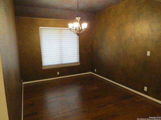 Chandelier, Empty room, Interior, Pendant Lights, Wood Texture Flooring