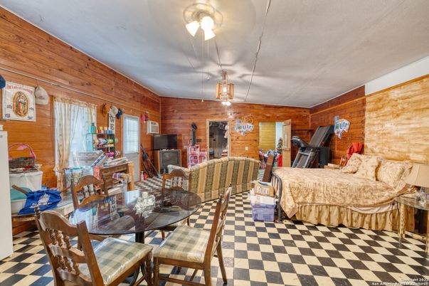 Dining room, Interior, Wooden Walls