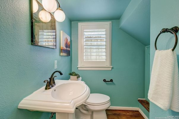 Bathroom, Interior, Wood Texture Flooring