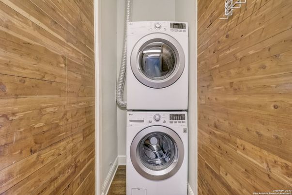 Interior, Utility Closets, Washer, Wooden Walls
