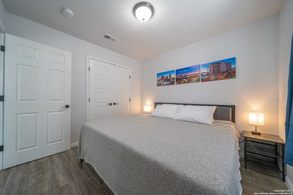 Bedroom, Interior, Wood Texture Flooring