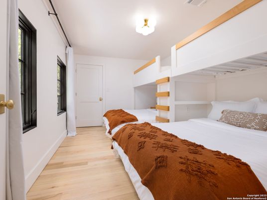 Bedroom, Interior, Wood Texture Flooring