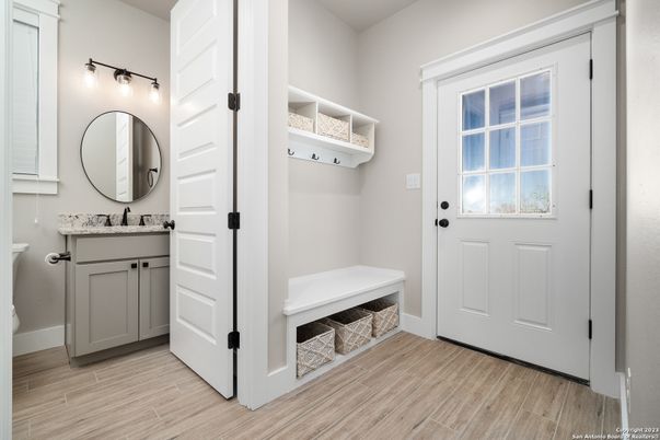 Bathroom, Interior, Wood Texture Flooring