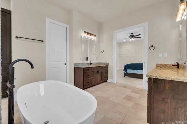 Bathroom, Dual Sink Vanities, Free Standing Baths, Interior