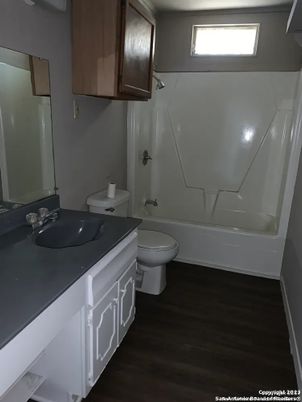 Bathroom, Dual Sink Vanities, Interior, Wood Texture Flooring