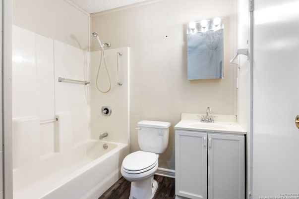 Bathroom, Interior, Wood Texture Flooring