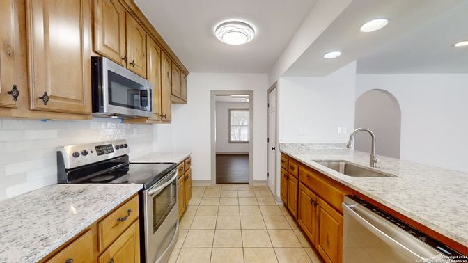 Interior, Kitchen, Recessed Lighting, Stainless Steel Appliances