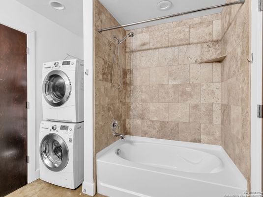 Bathroom, Interior, Recessed Lighting, Utility Closets, Washer