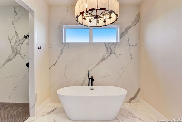 Bathroom, Free Standing Baths, Interior, Marble, Marble Walls