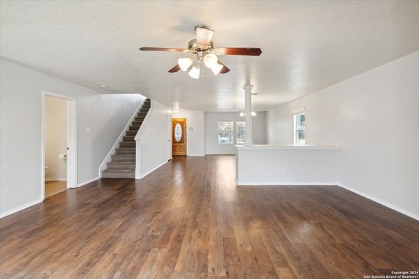 Empty room, Interior, Wood Texture Flooring