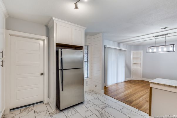Interior, Kitchen, Marble, Wood Texture Flooring