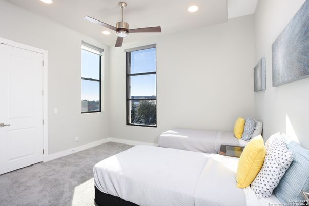Bedroom, Interior, Recessed Lighting