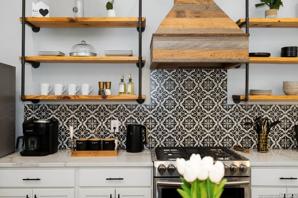 Interior, Kitchen, Tile Countertops
