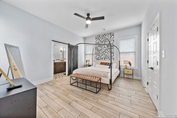 Bedroom, Interior, Wood Texture Flooring