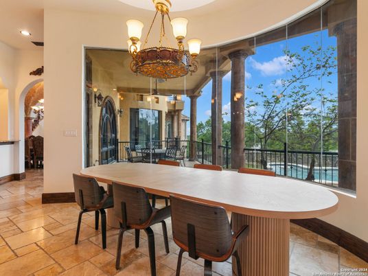 Chandelier, Dining room, Interior, Recessed Lighting