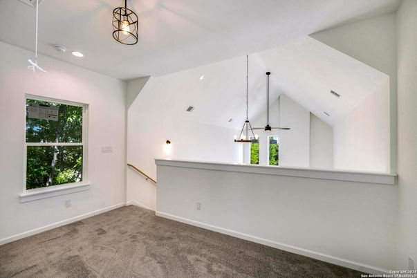 Empty room, Interior, Pendant Lights, Recessed Lighting