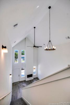 Interior, Pendant Lights, Wood Texture Flooring