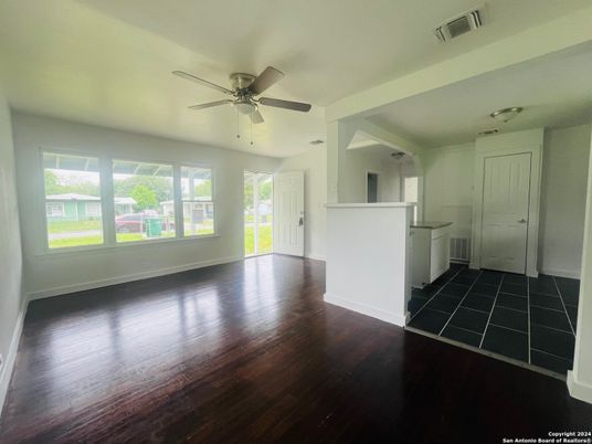 Empty room, Interior, Wood Texture Flooring