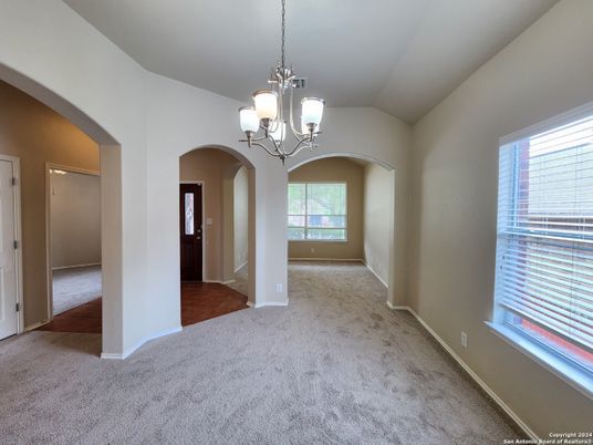 Chandelier, Empty room, Interior
