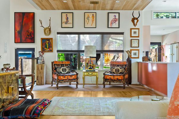 Interior, Living room, Wooden Ceilings, Wood Texture Flooring