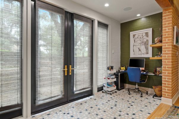 Home Office, Interior, Recessed Lighting