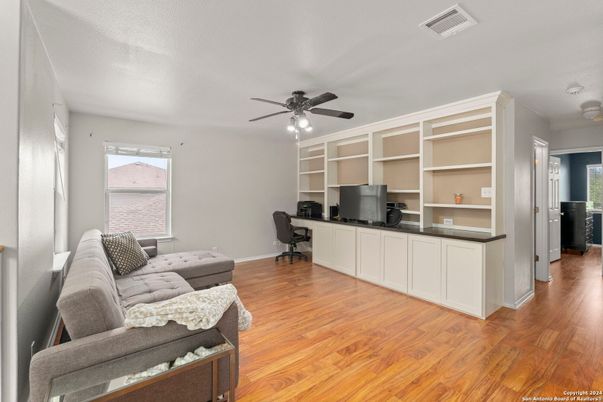 Home Office, Interior, Wood Texture Flooring