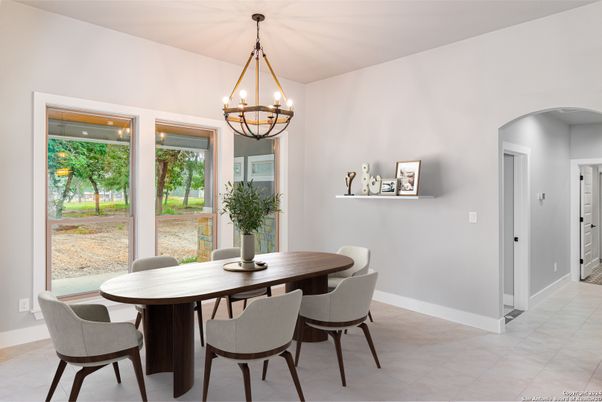 Chandelier, Dining room, Interior