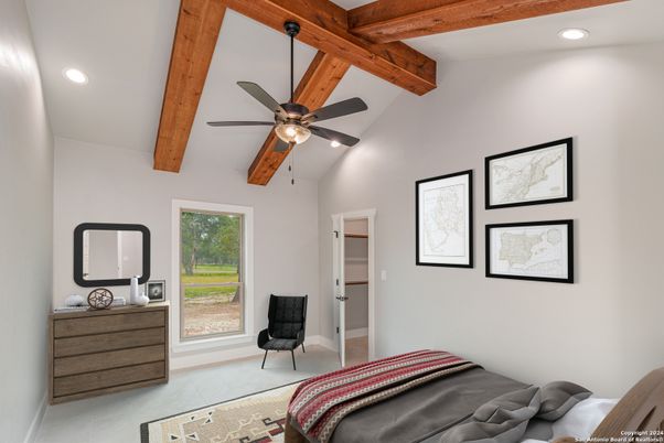 Interior, Recessed Lighting, Wooden Beams