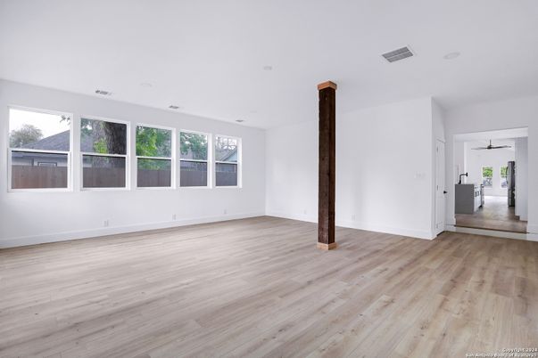 Empty room, Interior, Wood Texture Flooring
