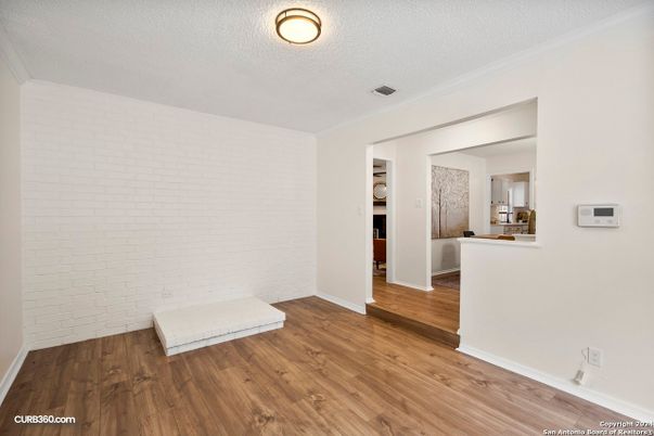 Empty room, Interior, Wood Texture Flooring