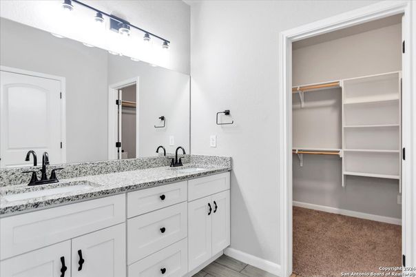Bathroom, Dual Sink Vanities, Interior, Walk-in Closets
