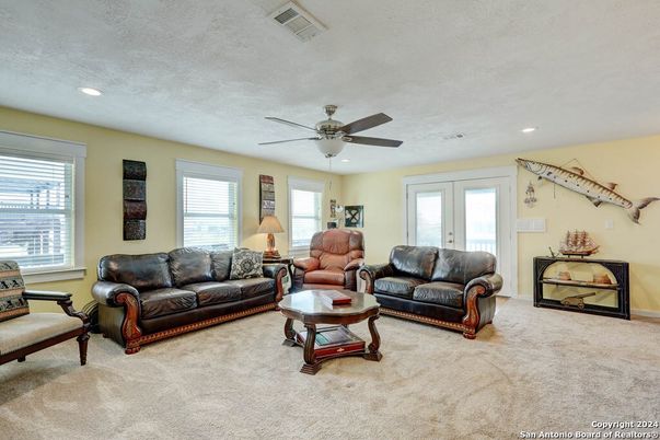 Interior, Living room, Recessed Lighting