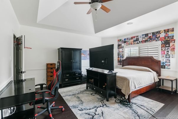 Bedroom, Home Office, Interior, Wood Texture Flooring