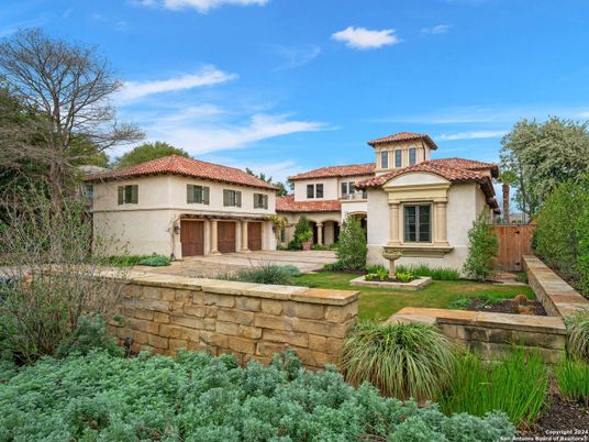 Attached, Backyard, Exterior, Facade, Mediterranean