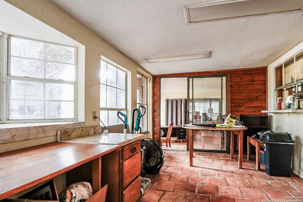 Home Office, Interior, Wooden Walls