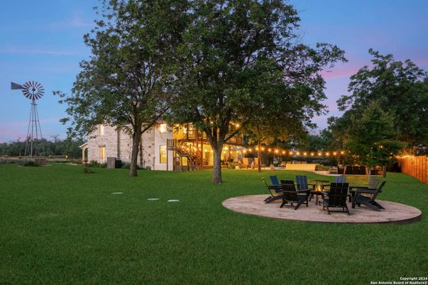Backyard, Exterior, Fireplace