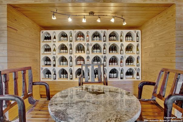 Dining room, Interior, Wooden Ceilings, Wood Texture Flooring, Wooden Walls