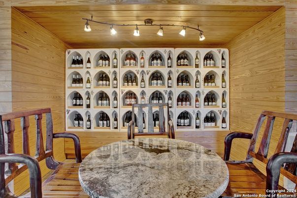Dining room, Interior, Wooden Ceilings, Wood Texture Flooring, Wooden Walls