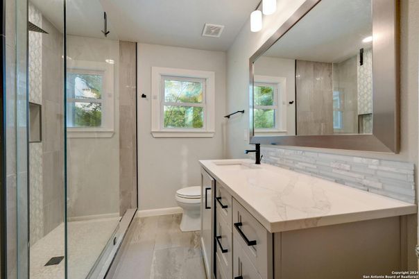 Bathroom, Glass Shower, Interior