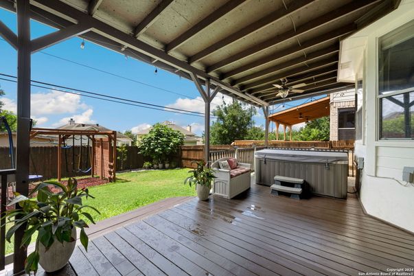 Backyard, Exterior, Hot Tub