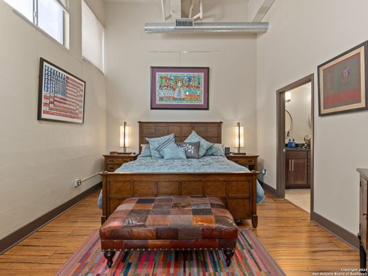 Bedroom, Interior, Wood Texture Flooring