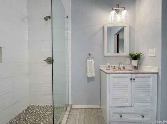 Bathroom, Glass Shower, Interior
