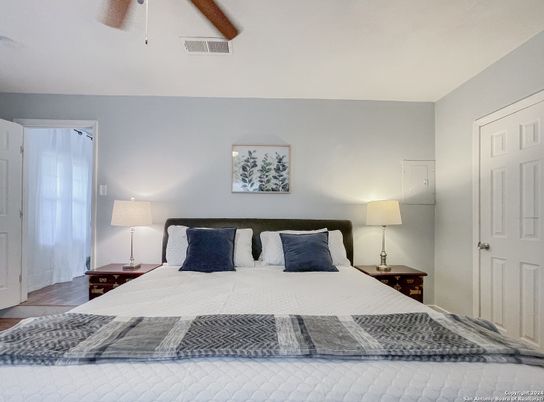 Bedroom, Interior, Wood Texture Flooring